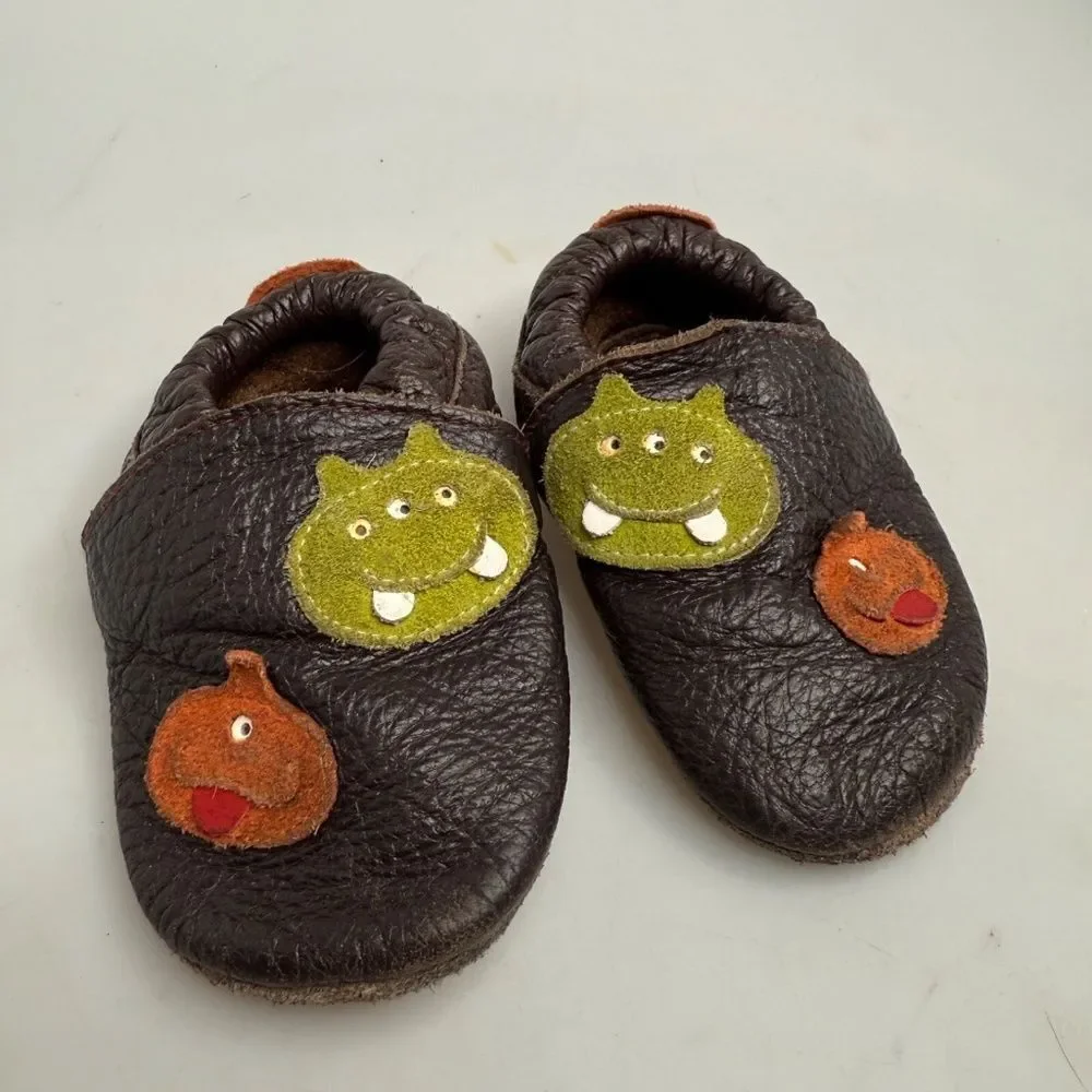 Sho Shoos Leather Toddler Shoes Size 8.5 Brown Alien Design – South Africa